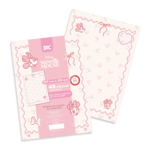 Bloco Papel de Carta - Minnie