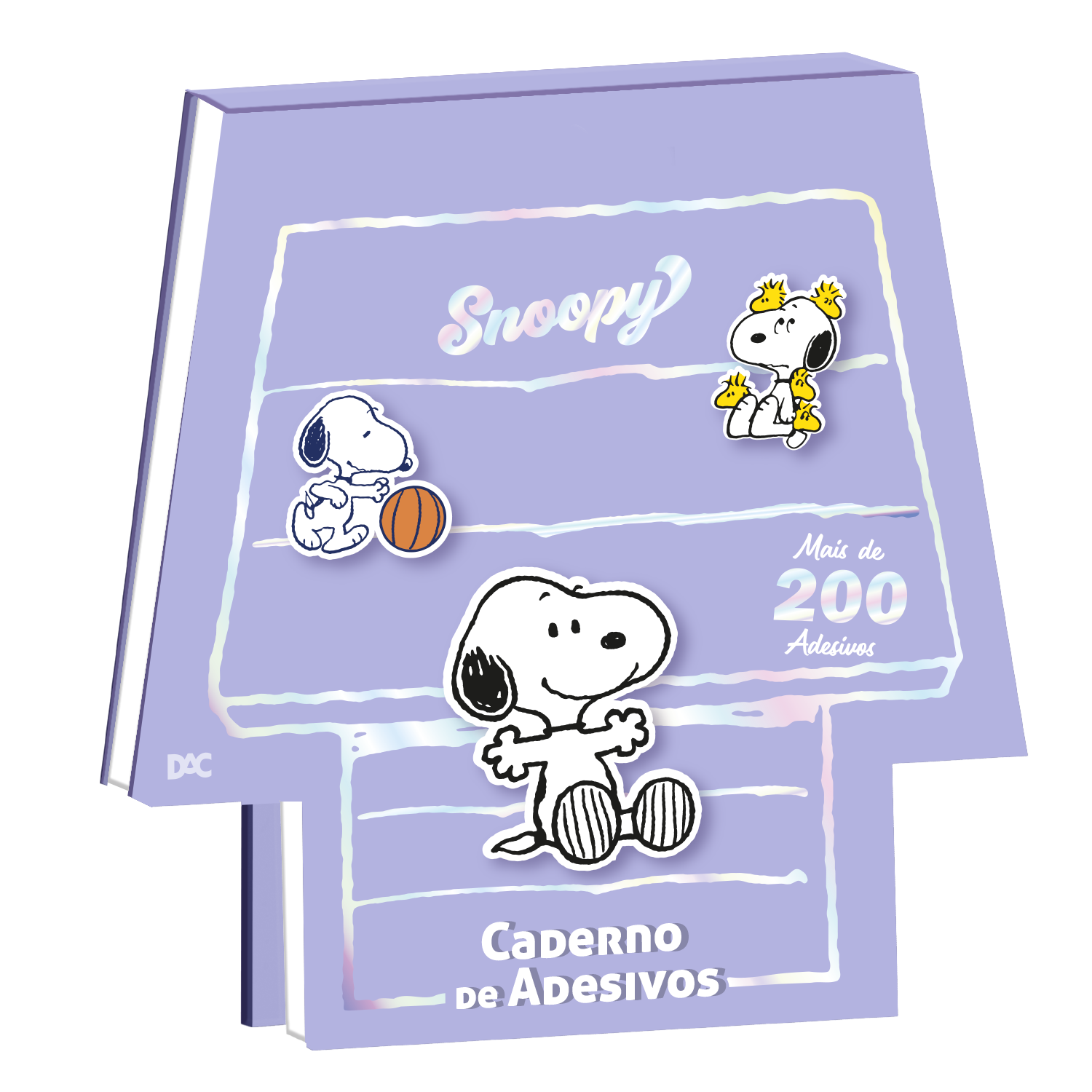 Caderno de Adesivos Snoopy - DAC