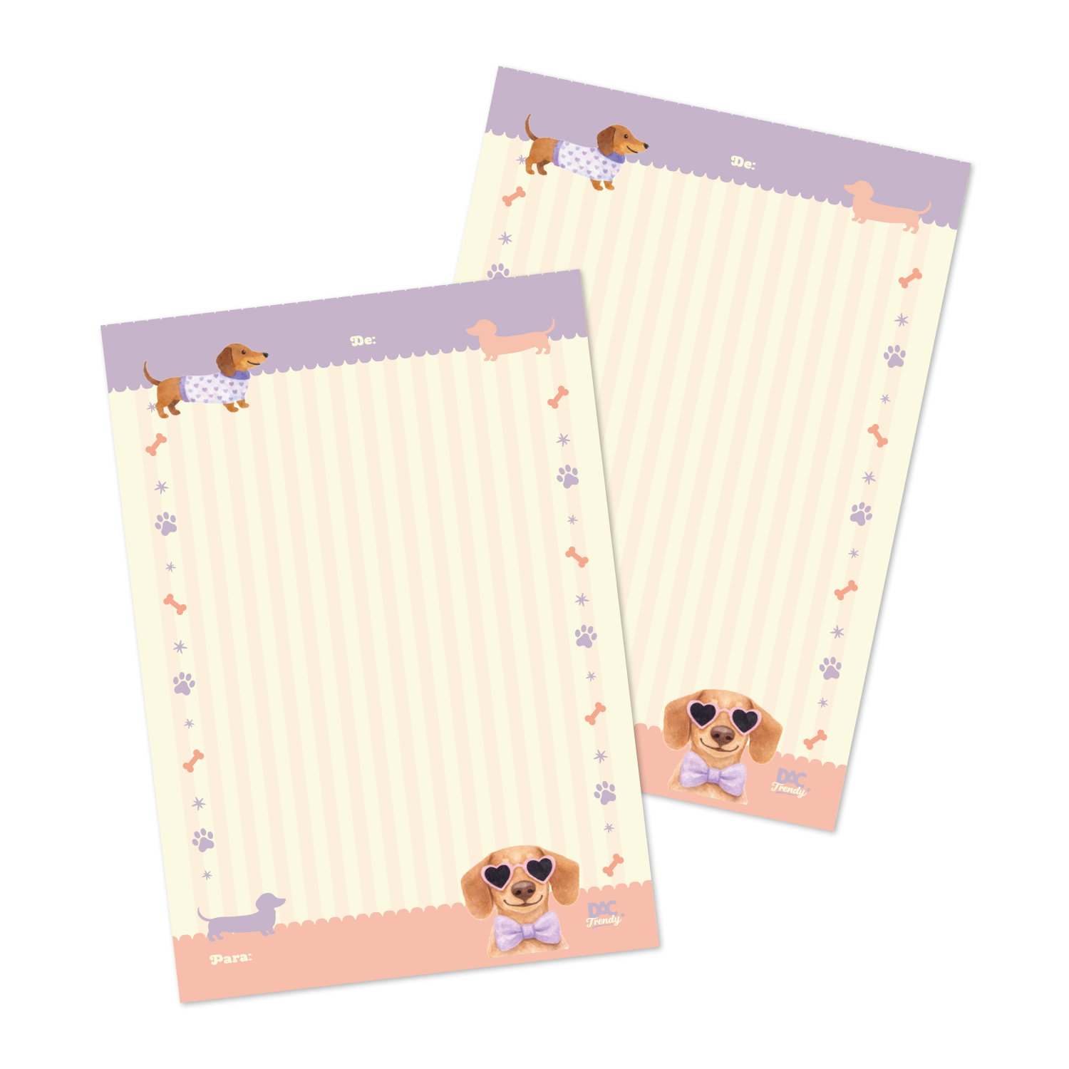 Bloco Papel de Carta - Trendy