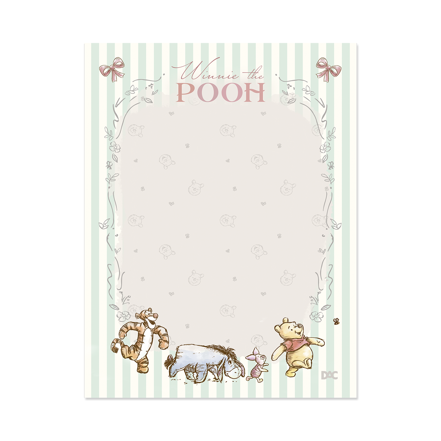 Bloco Papel de Carta - Pooh