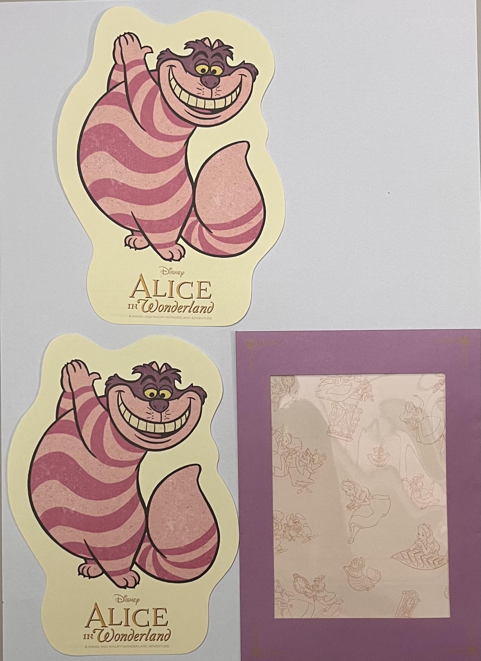 Papel de carta Alice no país das maravilhas