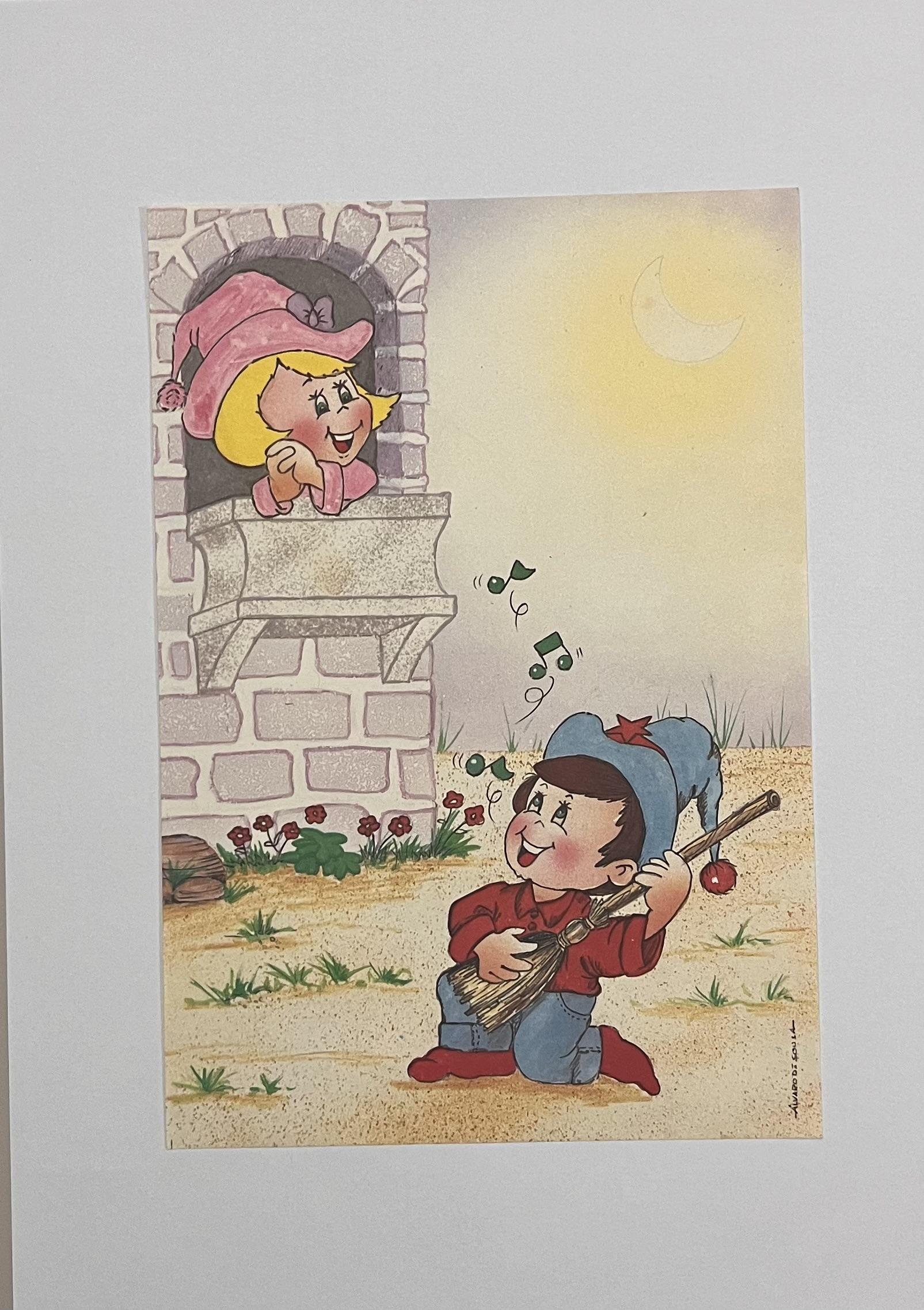 Papel de carta bruxa Serenata
