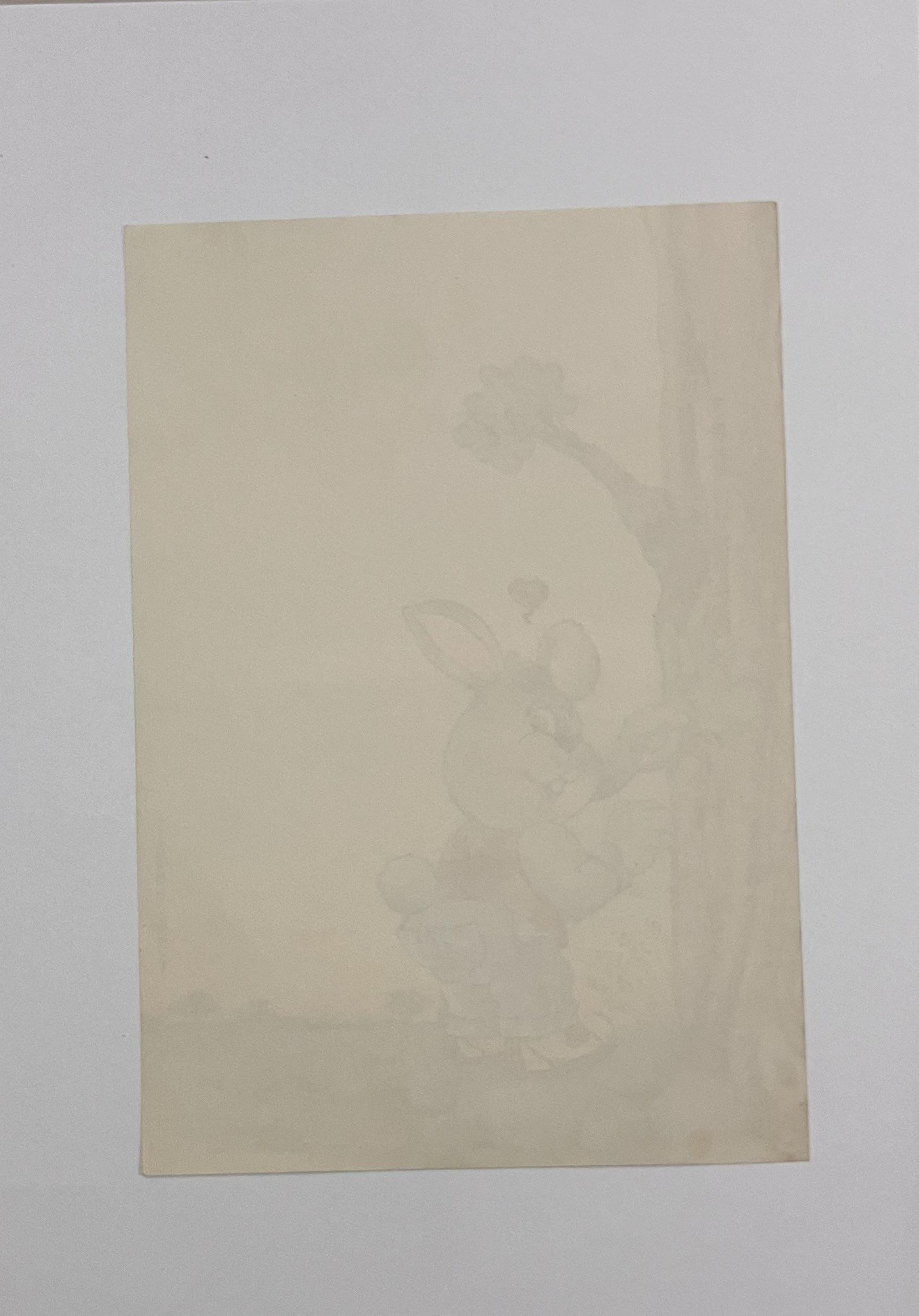 Papel de carta coelho