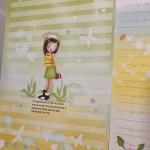 Papéis de carta lote menininhas