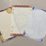 Papéis de carta Astral - lote