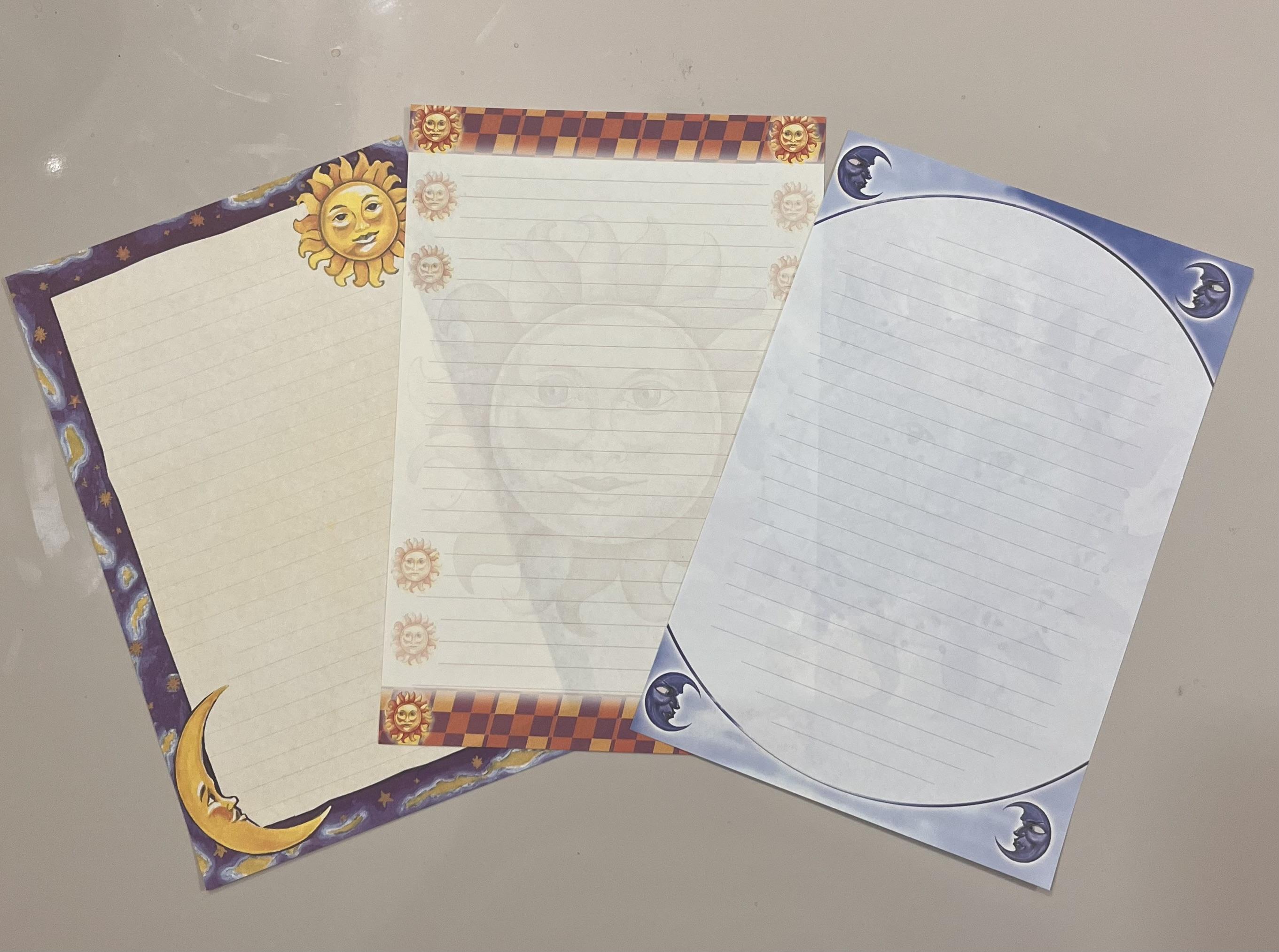 Papéis de carta Astral - lote