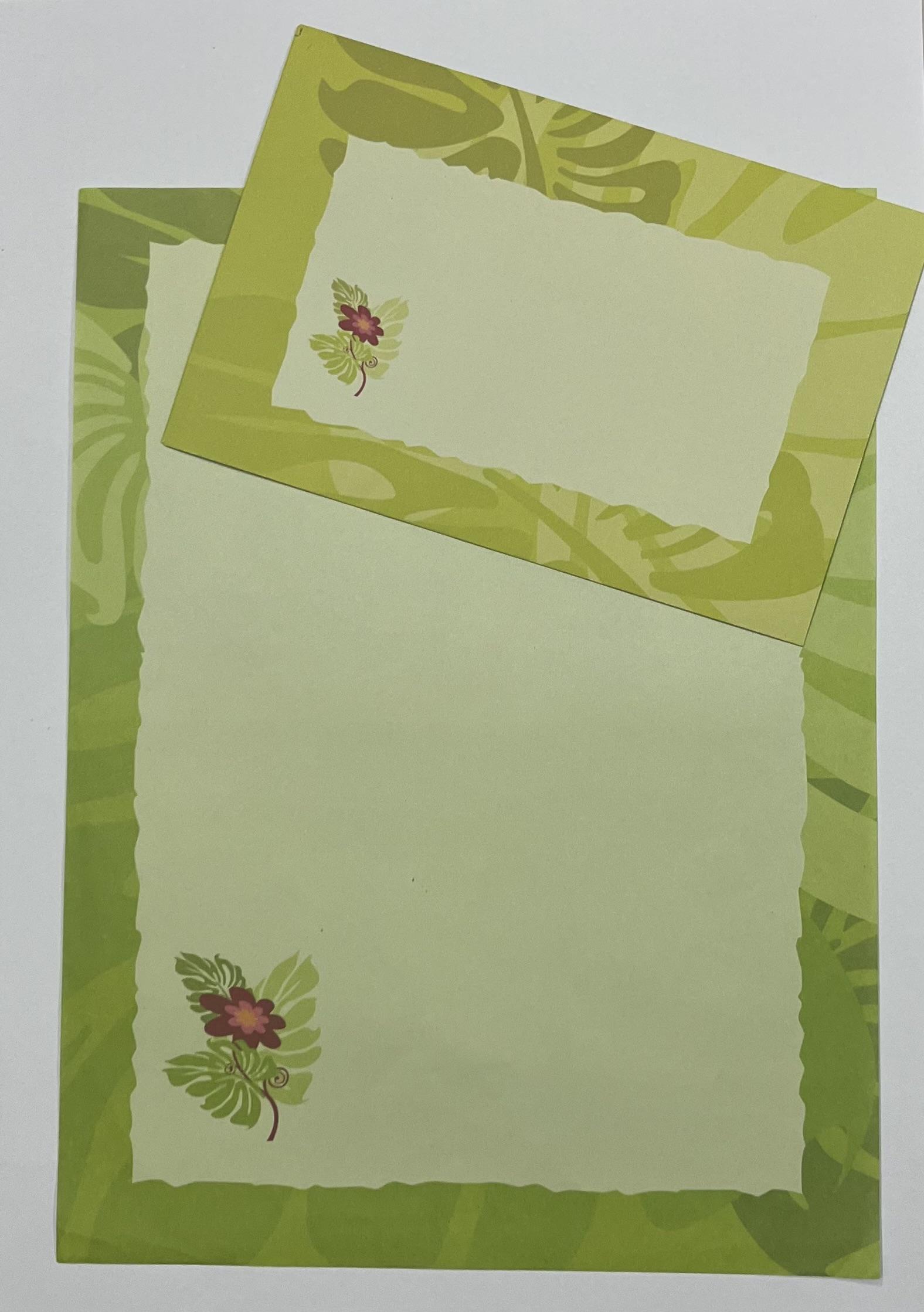 Papel de carta + envelope