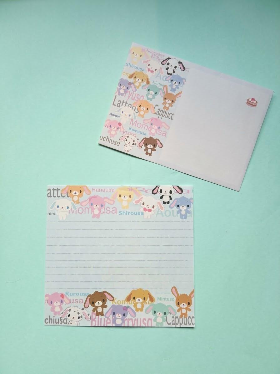 Conjunto Papel de Carta + Envelope – Sugarbunnies