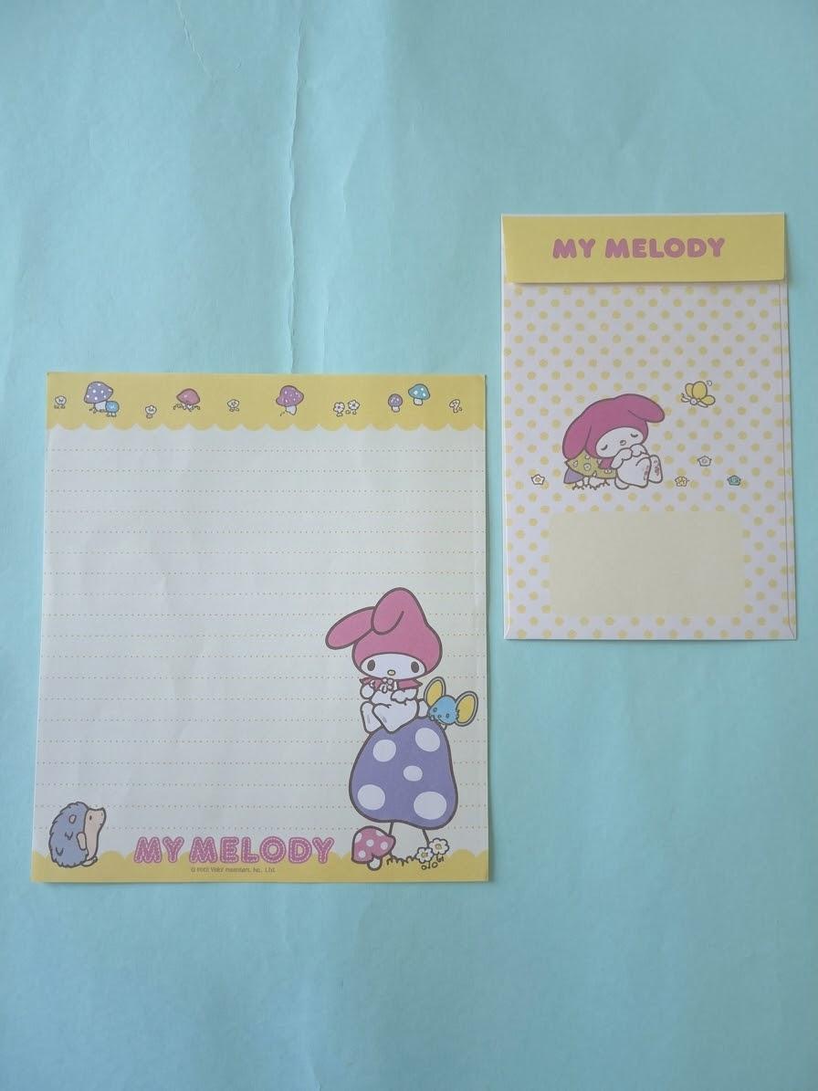 Papel de Carta My Melody Cogumelos e Floresta