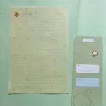 Conjunto de Papel de Carta e Envelope Vintage – SiruSiru Azzumarisang