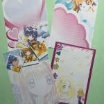 Lote Papel de Carta Vintage Anime & Mangá - 04 Folhas