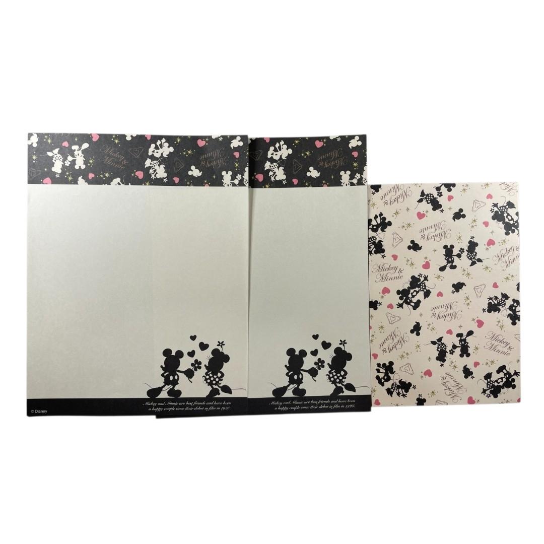 Conjunto de papel de carta do MIckey e Minnie -04