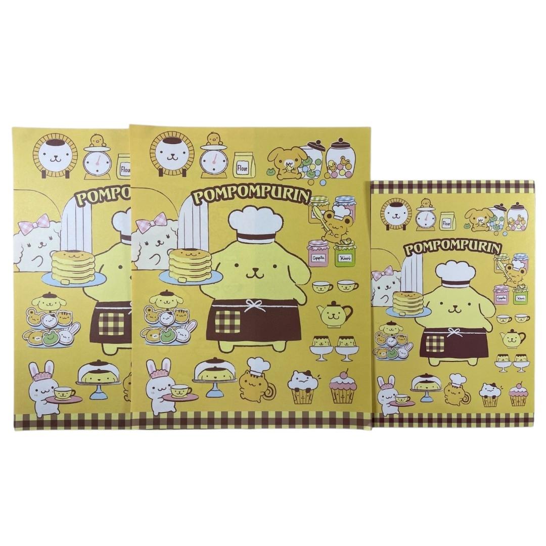 Conjunto de papel de carta do Pompompurin -02