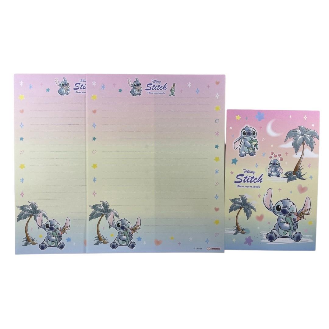 Conjunto de papel de carta do Stitch - 01